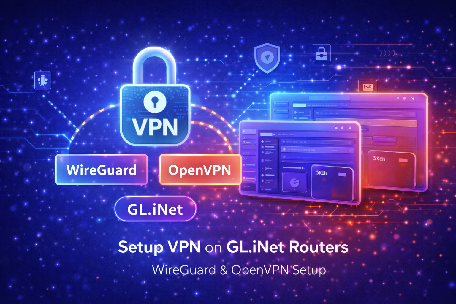 آموزش تنظیم WireGuard و OpenVPN روی روتر GL.iNet با فریمور رسمی